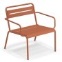 Star aluminium fauteuil maple red