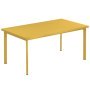 Star tuintafel rechthoek 160x90 curry geel