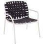 Yard Lounge fauteuil matt white/brown