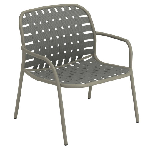 Yard Lounge fauteuil Grijs/Groen