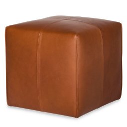 Kub 47 hocker Cera Cognac