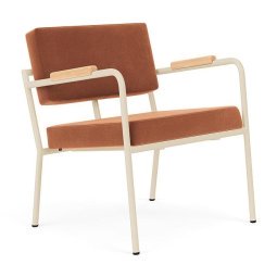 Monday fauteuil met amleuning sand/naturel Royal 160 magnolia