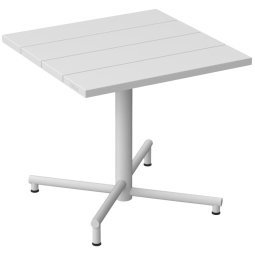 Fred's Bistreau tuintafel 80x80 Light Grey