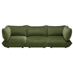 Sumo 3-zits bank recycled velvet Deep Green