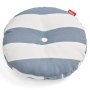 Circle kussen Ø50 stripe ocean blue