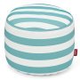 Point Outdoor poef Stripe azur