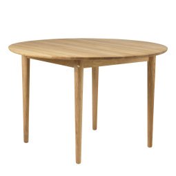 C62 eettafel Ø115 eiken naturel