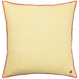 Contrast Linen kussen 40x40 lemon