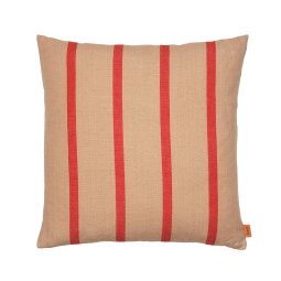 Grand kussen 50x50 Camel/Red