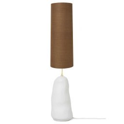 Hebe vloerlamp large wit met curry kap