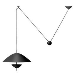 Lod hanglamp Ø50 blackened iron