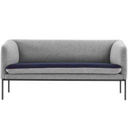 Turn Sofa bank Wool 2-zits grijs