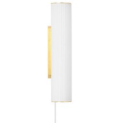 Vuelta wandlamp 40 LED wit/messing