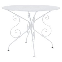 1900 tuintafel 96cm Cotton White