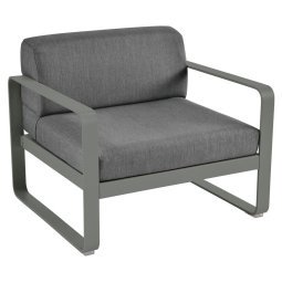 Bellevie fauteuil kussen antraciet Rosemary