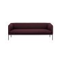 Turn Sofa bank Fiord 3-zits bordeaux