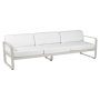 Bellevie 3 zits loungebank kussen wit Clay Grey