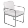 Bellevie Dining Armchair tuinstoel kussen wit Lapilli Grey