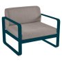 Bellevie fauteuil kussen grey taupe Acapulco Blue