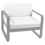 Bellevie fauteuil kussen wit Lapilli Grey