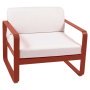 Bellevie fauteuil kussen wit Red Ochre