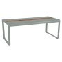 Bellevie tuintafel 196x90 met opbergruimte Lapilli Grey