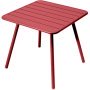 Luxembourg tuintafel vierpoot 80x80 Chili