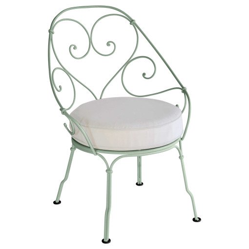 1900 fauteuil met off-white zitkussen Cactus