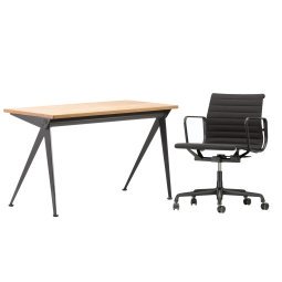 Alu Chair EA117 & Compas Direction bureau Thuiswerkplek