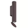 Flauta H225 Riga wandlamp buiten LED donkerbruin