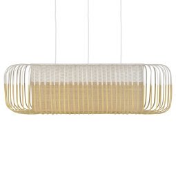 Bamboo Oval M hanglamp wit