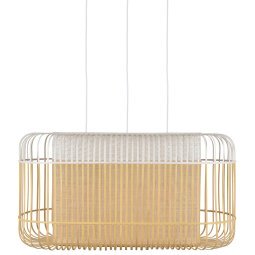 Bamboo Oval XL hanglamp wit