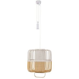 Tweedekansje - Bamboo square hanglamp medium white