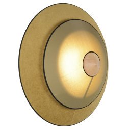 Cymbal wandlamp LED large Bronze