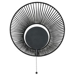 Oyster wandlamp black