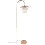 Papillon vloerlamp champagne