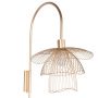 Papillon wandlamp champagne