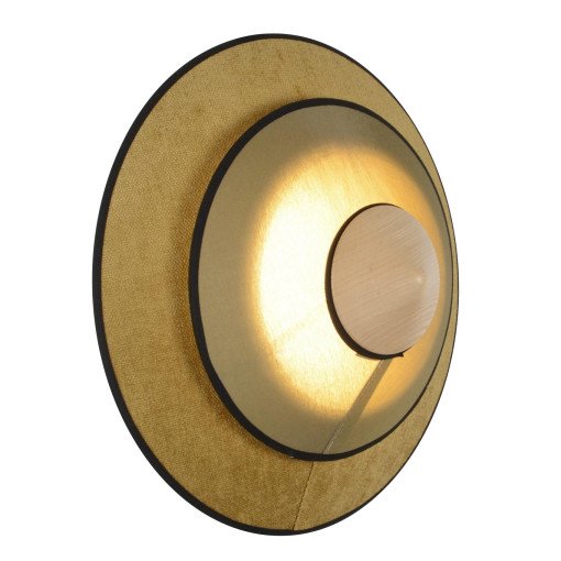Cymbal wandlamp LED small Bronze