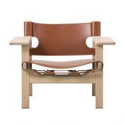 The Spanish Chair fauteuil oak soap cognac