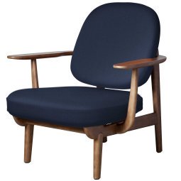 Fred JH97 fauteuil walnoten onderstel Christianshavn 1153