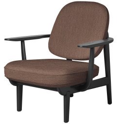 Fred JH97 fauteuil zwart gelakt essen Christianshavn 1132