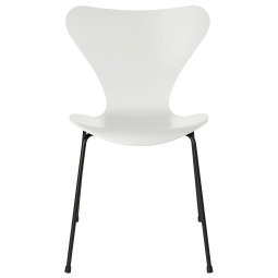 Vlinderstoel stoel zwart, lacquered white