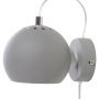 Ball wandlamp mat lichtgrijs