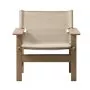The Canvas Chair fauteuil oak light oil