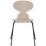 Ant eetkamerstoel zwart, eiken light beige