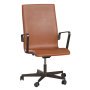 Oxford Medium back bureaustoel Grace Walnut, brown bronze