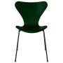 Vlinderstoel stoel zwart, lacquered evergreen