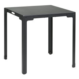 T-Table tafel zwart 70x70