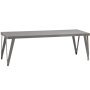 Lloyd Table tafel donkergrijs 200x90x76 cm