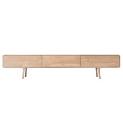 Fawn lowboard tv-meubel 3 lades 220x45 naturel